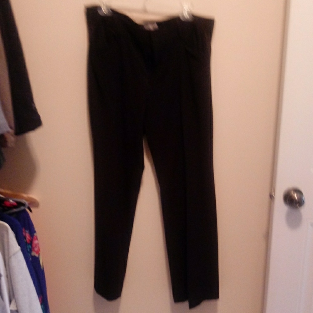Michael Kors Black wide leg dress pants